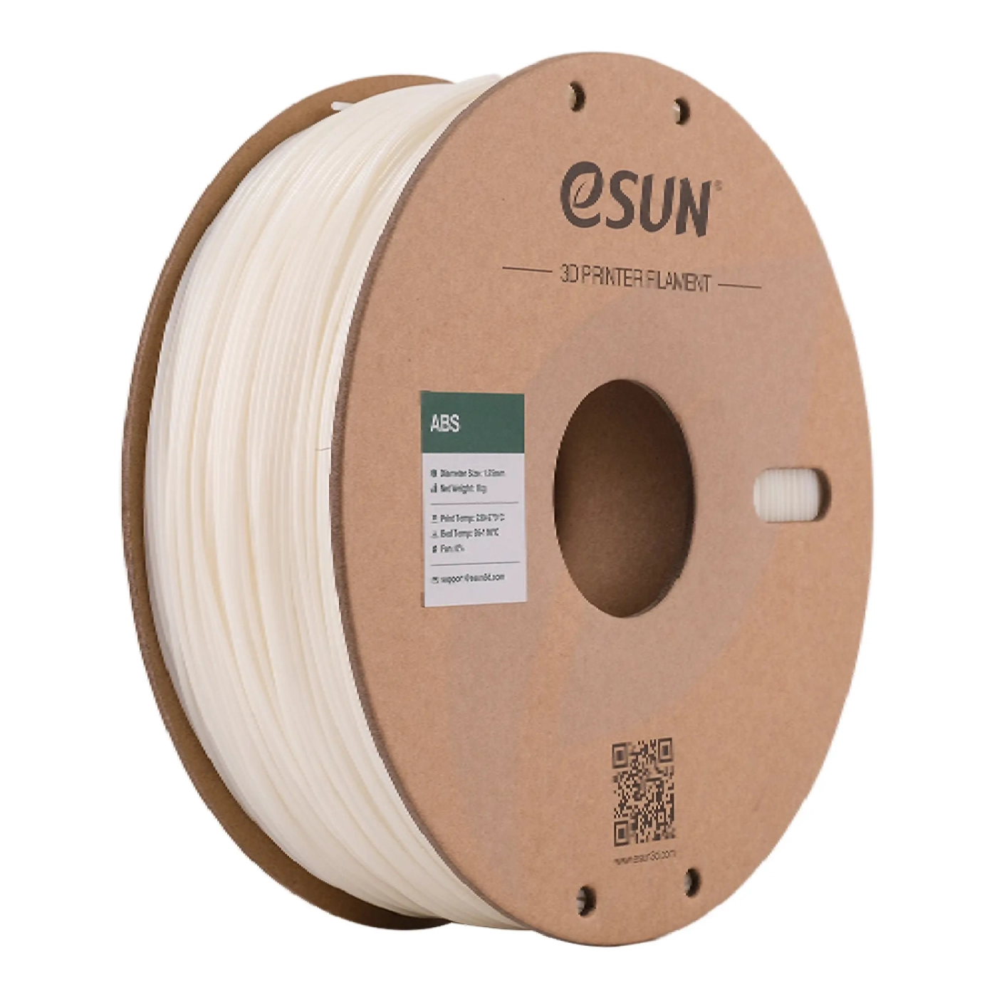 Купити ABS Filament (пластик) для 3D принтера Esun 1кг, 1.75мм, натуральний (ABS-175N1) - фото 1