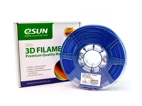 Купити ABS Filament (пластик) для 3D принтера Esun 1кг, 1.75мм, синій (ABS-175U1) - фото 3