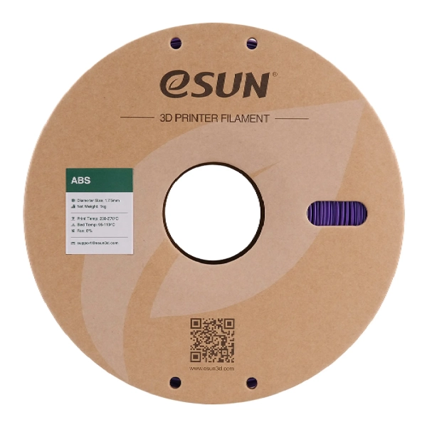 Купити ABS Filament (пластик) для 3D принтера Esun 1кг, 1.75мм, фіолетовий (ABS-175Z1) - фото 2