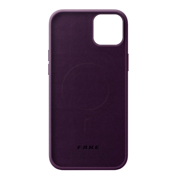 Купить Панель ArmorStandart FAKE Leather Case для Apple iPhone 13 Dark Cherry (ARM61370) - фото 2