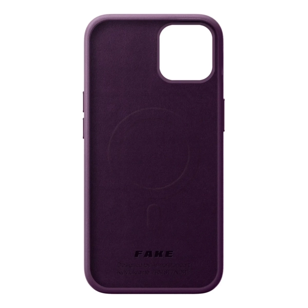 Купить Панель ArmorStandart FAKE Leather Case для Apple iPhone 14 Dark Cherry (ARM64392) - фото 2