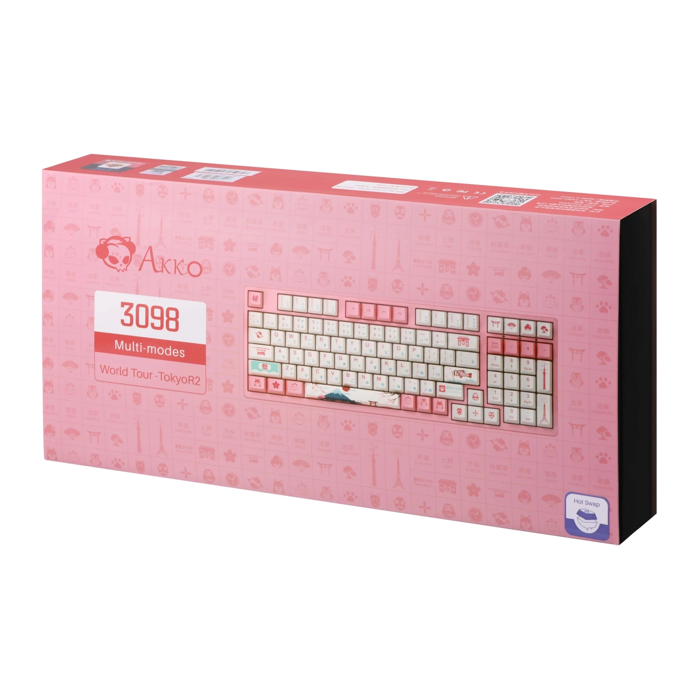 Купить Клавиатура Akko 3098B World Tour-Tokyo R2 TTC Golden Red RGB (6925758614030) - фото 13