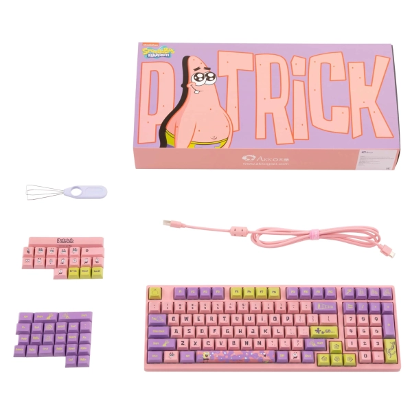 Купити Клавіатура Akko 3098S RGB Patrick CS Sponge (6925758613910) - фото 10