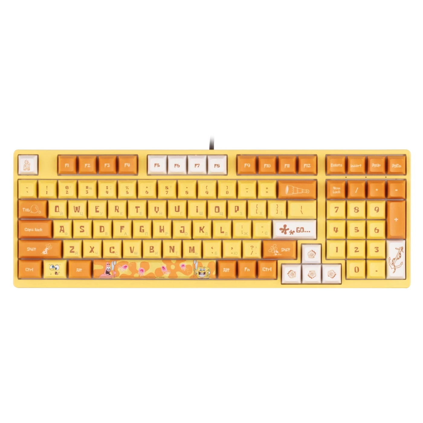 Купить Клавиатура Akko 3098S RGB Sponge Bob CS Starfish (6925758613897) - фото 1