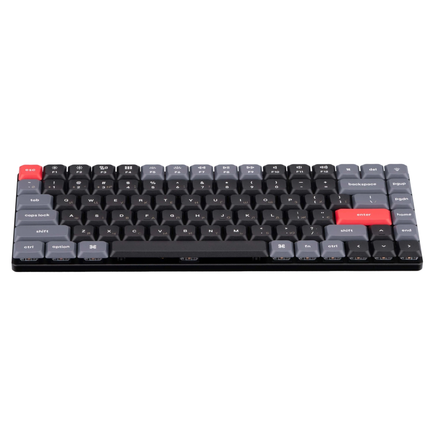 Купити Клавіатура Keychron K3 PRO 84Key Gateron Blue BT/USB-A Hot-swap Low Profile QMK EN/UKR RGB (K3PH2_KEYCHRON) - фото 3