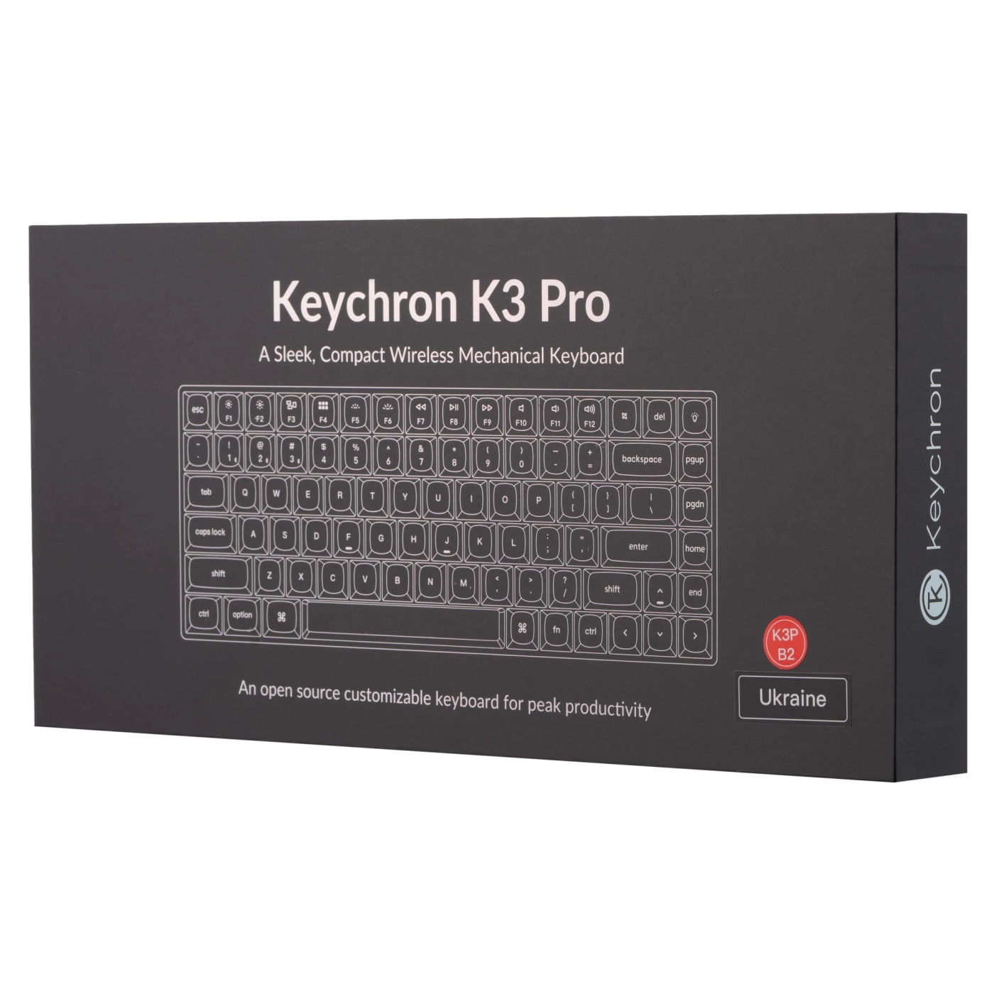 Купити Клавіатура Keychron K3 PRO 84Key Gateron Blue BT/USB-A Hot-swap Low Profile QMK EN/UKR RGB (K3PH2_KEYCHRON) - фото 13
