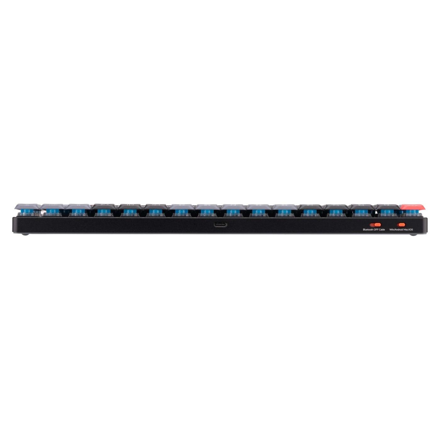 Купити Клавіатура Keychron K3 PRO 84Key Gateron Blue Low Profile QMK RGB EN/UKR USB/BT Black (K3PB2_KEYCHRON) - фото 5