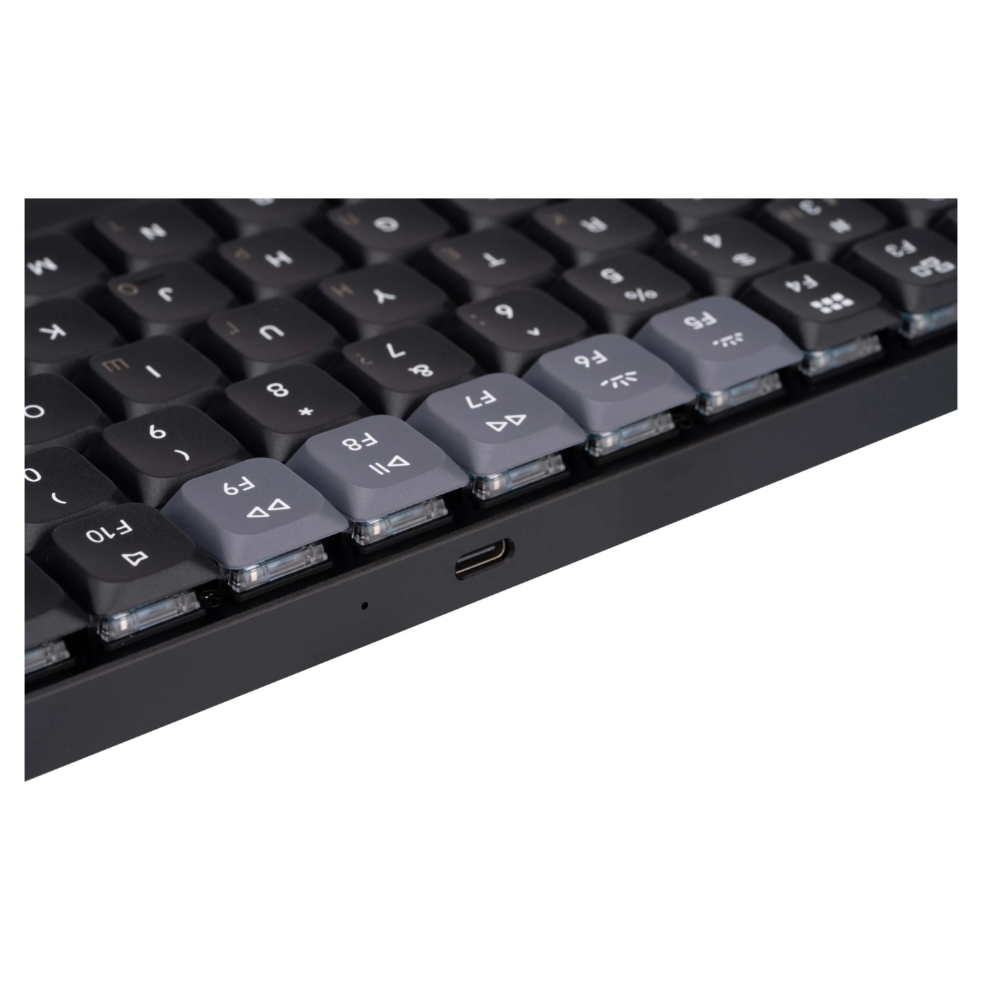 Купити Клавіатура Keychron K3 PRO 84Key Gateron Blue Low Profile QMK RGB EN/UKR USB/BT Black (K3PB2_KEYCHRON) - фото 8