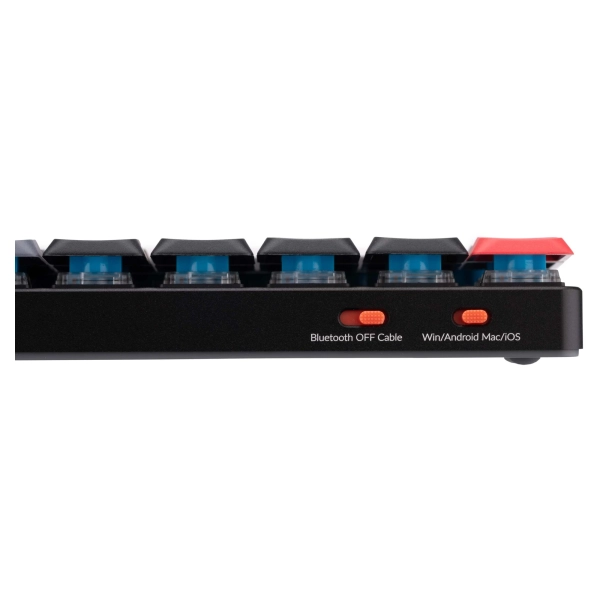 Купити Клавіатура Keychron K3 PRO 84Key Gateron Blue Low Profile QMK RGB EN/UKR USB/BT Black (K3PB2_KEYCHRON) - фото 9