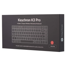 Купить Клавиатура Keychron K3 PRO 84Key Gateron Blue Low Profile QMK RGB EN/UKR USB/BT Black (K3PB2_KEYCHRON) - фото 13