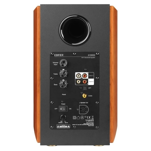 Купить Акустическая система Edifier S1000W Brown 2.0 120W Bluetooth Wi-Fi Hi-Res - фото 4