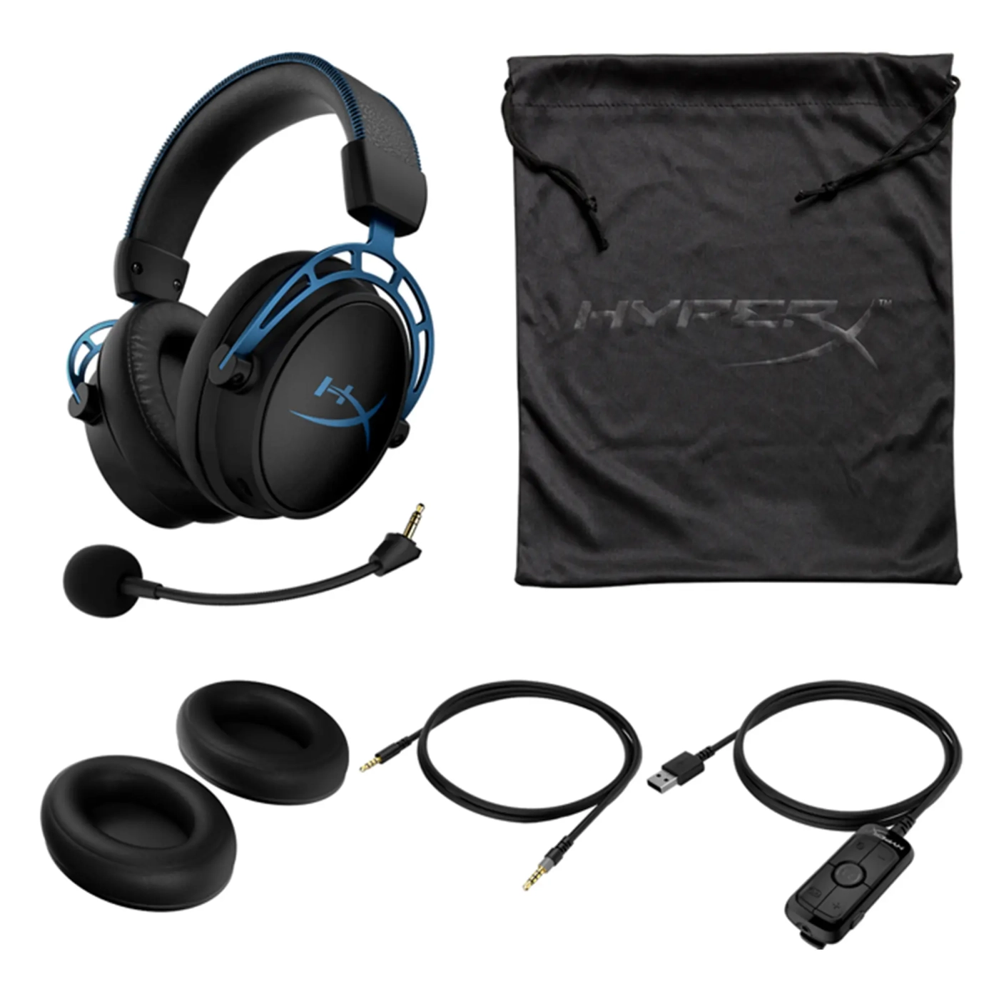 Купить Навушники HyperX Cloud Alpha S Black-Blue (4P5L3AA) - фото 7