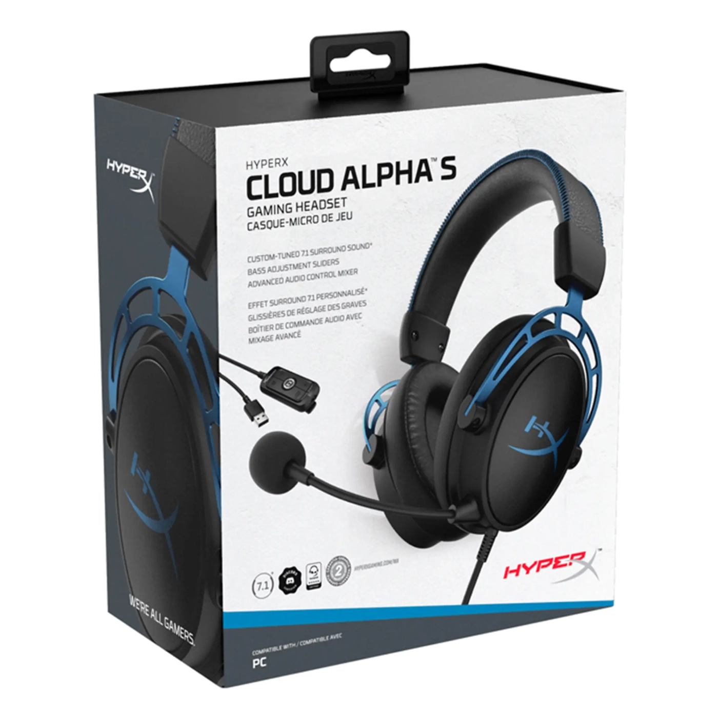 Купить Навушники HyperX Cloud Alpha S Black-Blue (4P5L3AA) - фото 8