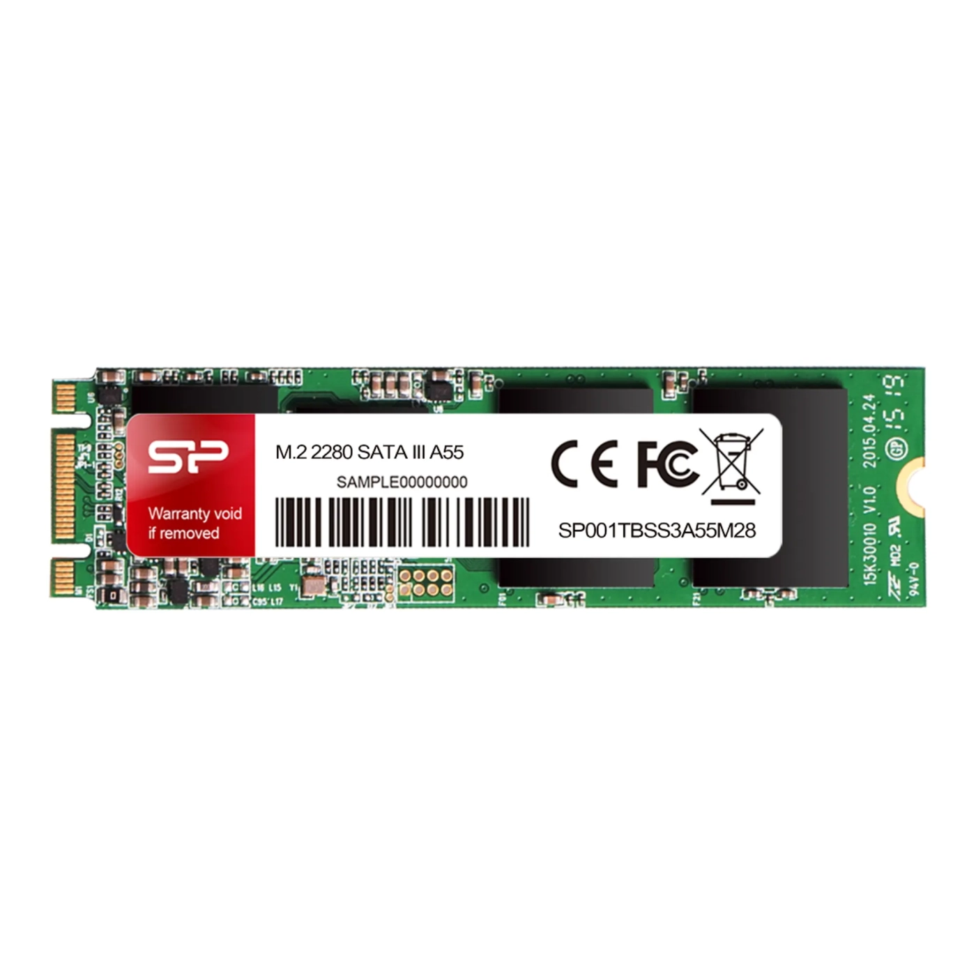 Купить SSD диск Silicon Power 128GB M.2 Sata 2280 (SP128GBSS3A55M28) - фото 1