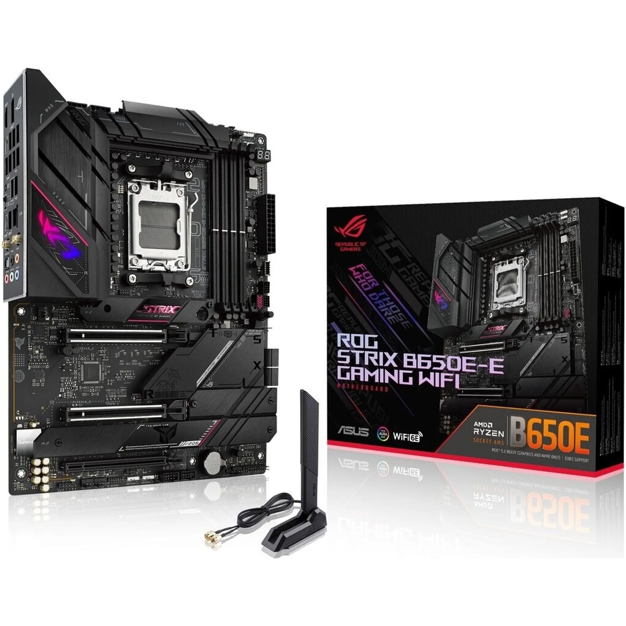 Купити Материнська плата ASUS ROG STRIX B650E-E GAMING WIFI - фото 1