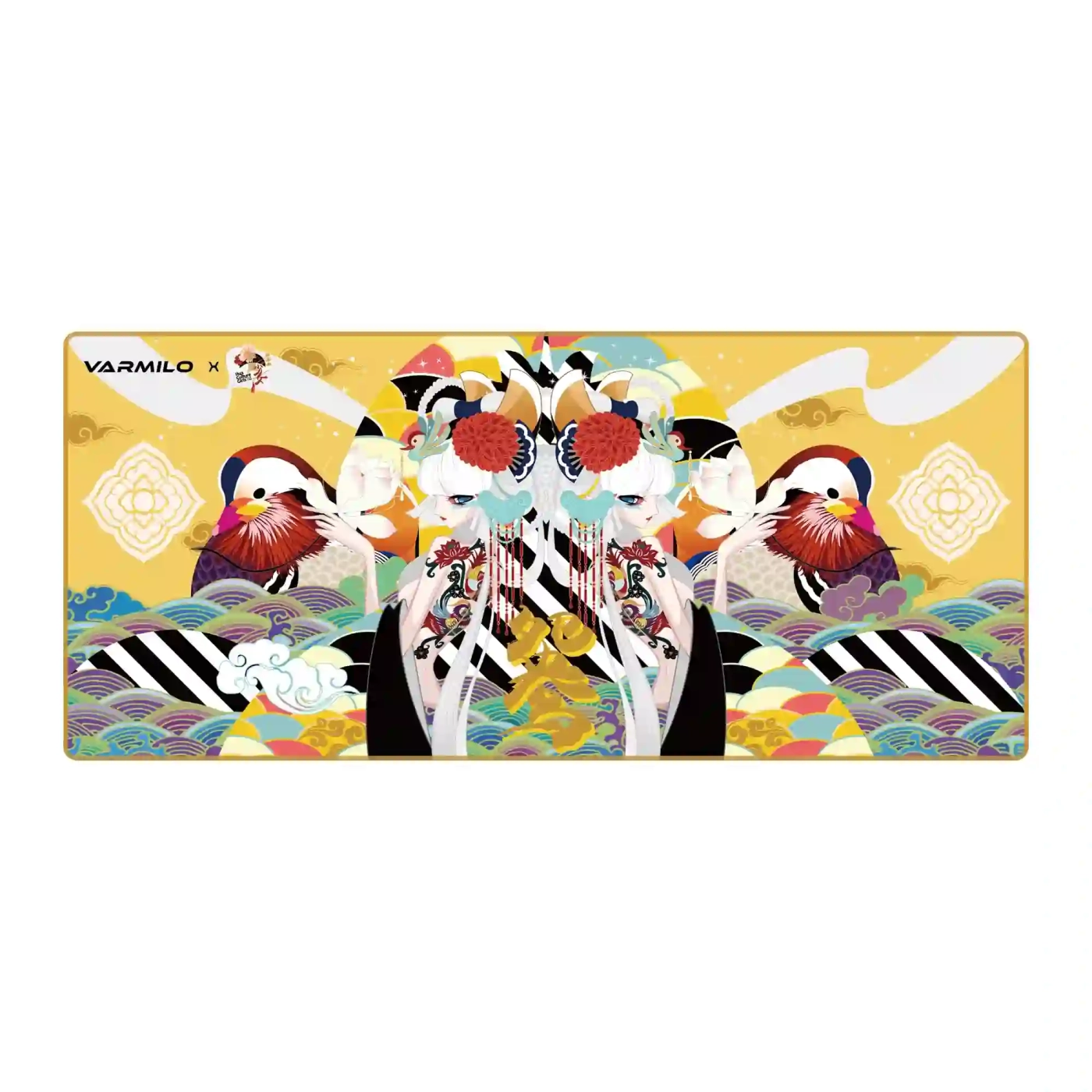 Купити Ігрова поверхня Varmilo Lovebirds Gold Desk Mat XL (ZDB031-01) - фото 1