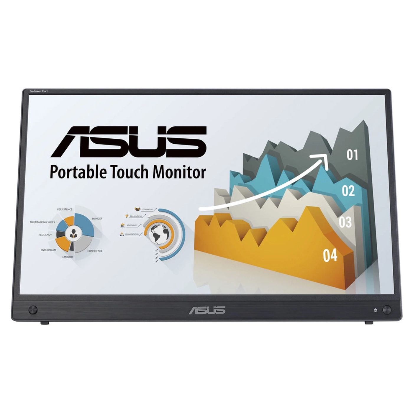 Купить Монитор портативный 15.6" ASUS ZenScreen MB16AHT IPS (90LM0890-B01170) - фото 1