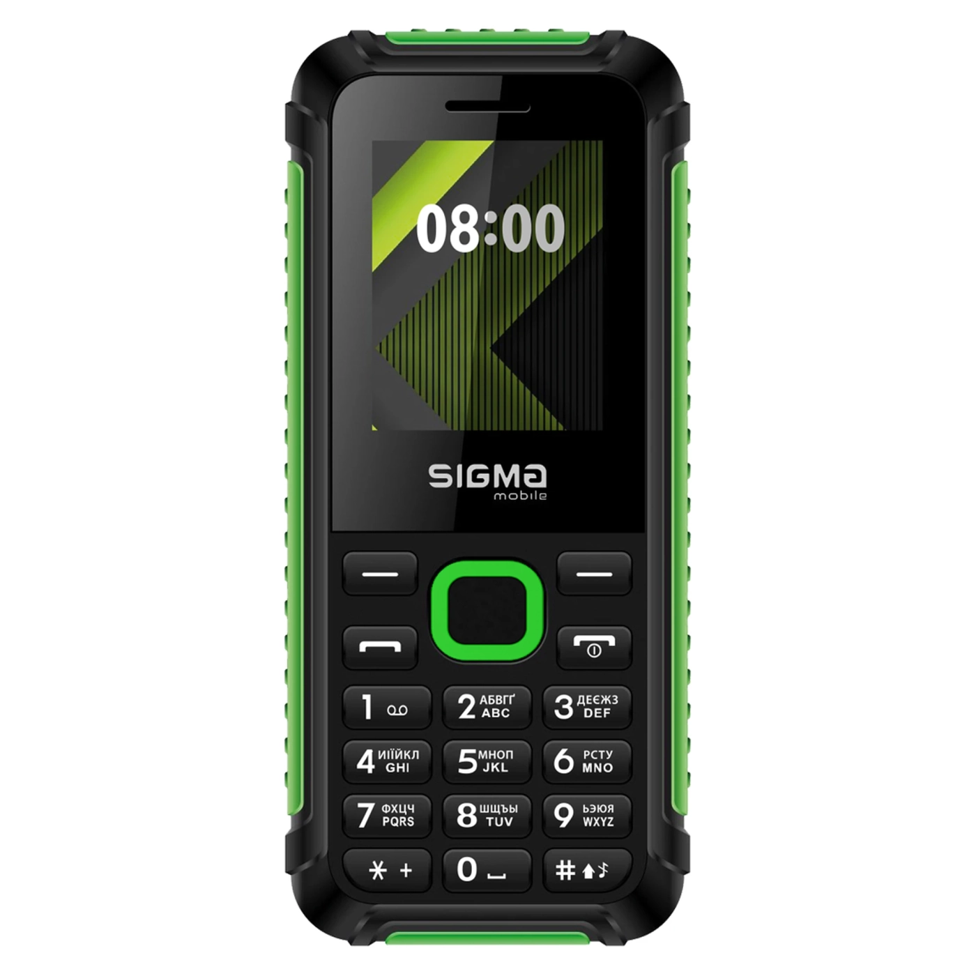 Купити Мобільний телефон Sigma X-style 18 Track Black-Green (4827798854433) - фото 1