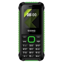 Купити Мобільний телефон Sigma X-style 18 Track Black-Green (4827798854433) - фото 1
