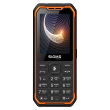 Купить Мобильный телефон Sigma X-style 310 Force Type-C Black Orange (4827798855126) - фото 1