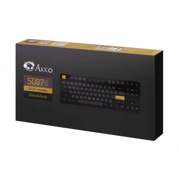 Купить Клавиатура Akko 5087B Plus Black/Gold CS Silver RGB (6925758620291) - фото 10