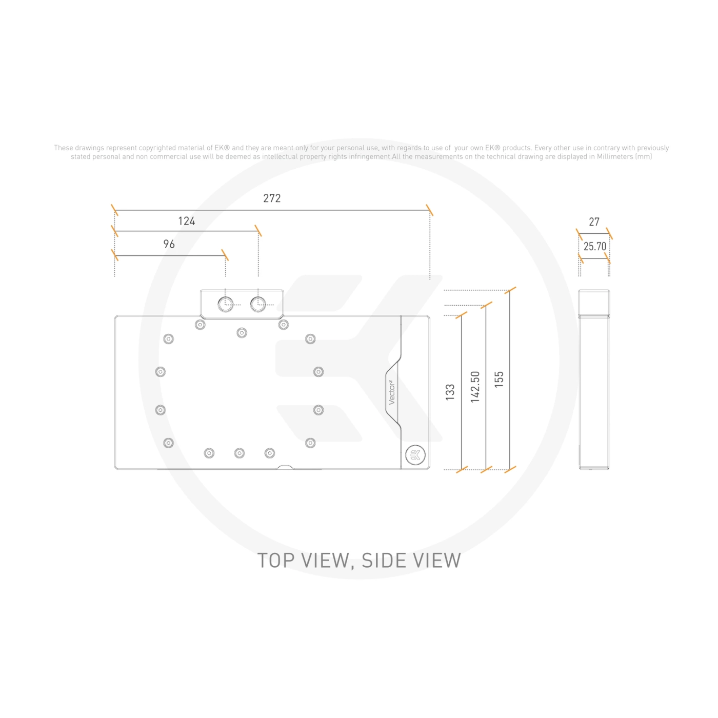 Купити Водоблок EKWB EK-Quantum Vector² Master RTX 4080 DRGB - Nickel + Plexi (3831109902868) - фото 5