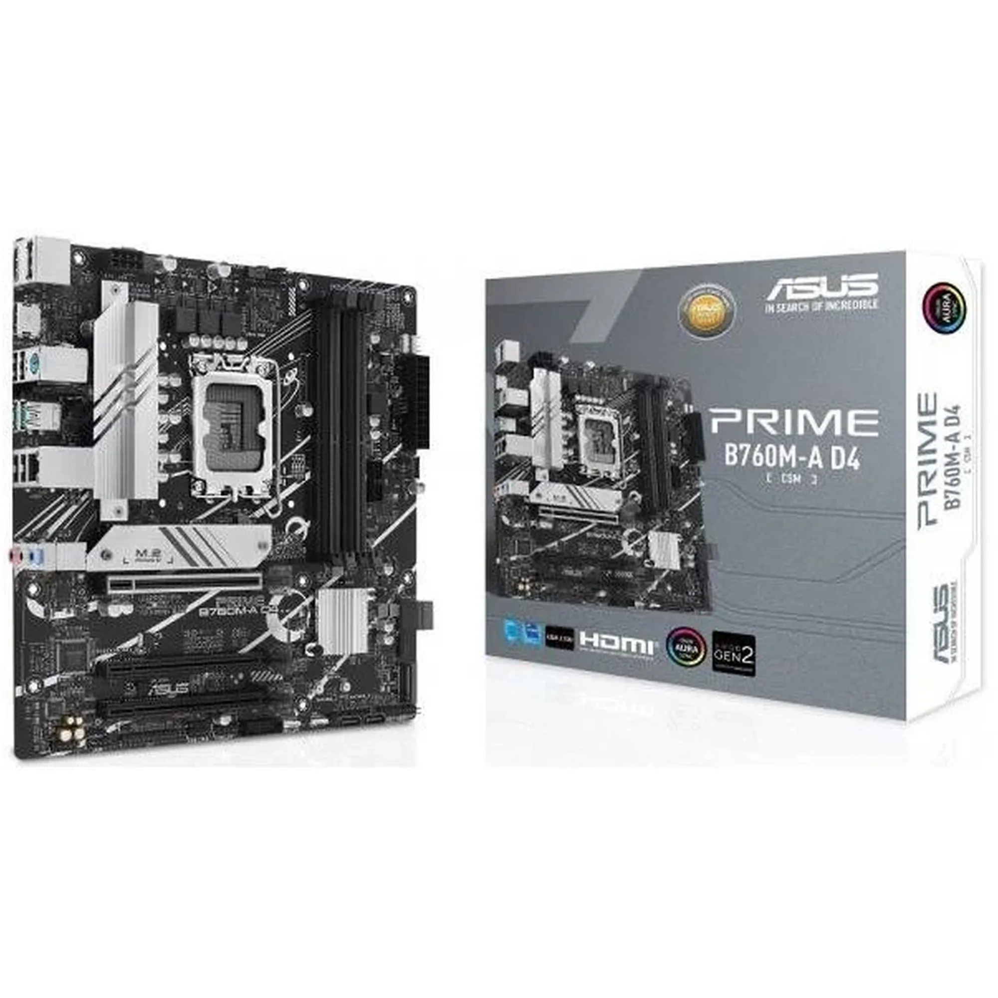 Купити Материнська плата ASUS PRIME B760M-A D4-CSM - фото 1