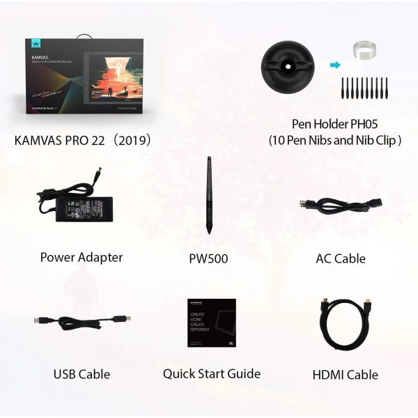 Купити Графічний монітор Huion Kamvas Pro 20 2019 GT1901 - фото 9