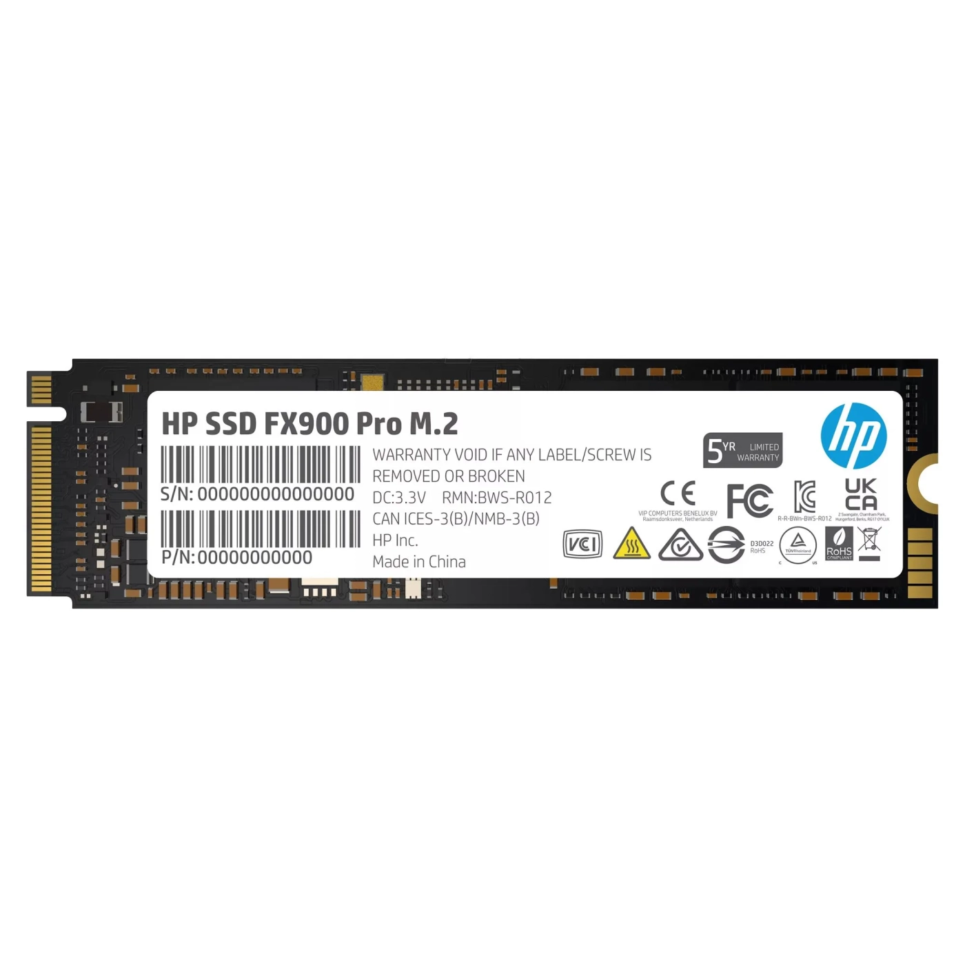 Купить SSD диск HP FX900 Pro 2TB M.2 NVMe (4A3U1AA) - фото 1