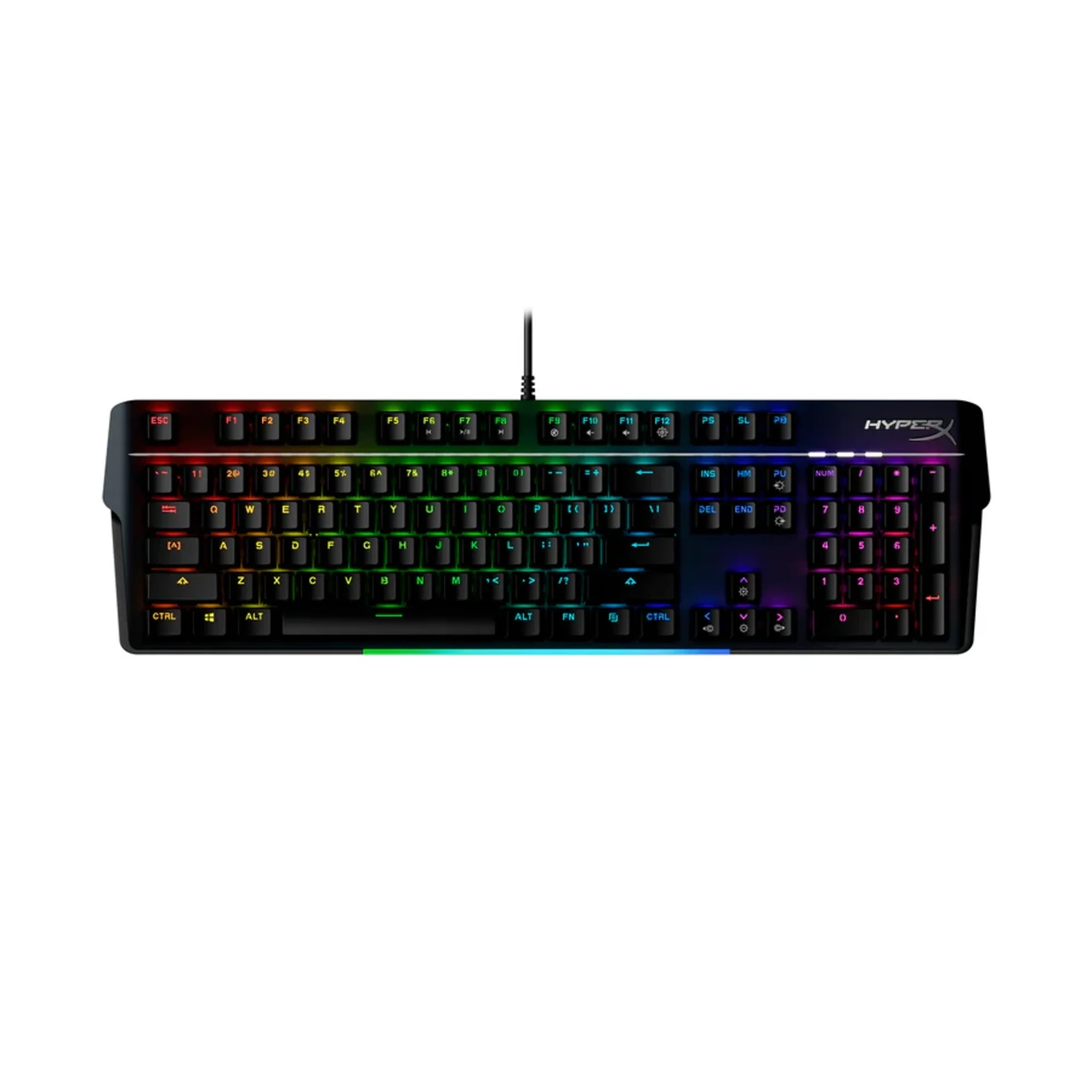 Купити Клавіатура HyperX Alloy MKW100 TTC Red USB RGB Black (4P5E1AX) - фото 1