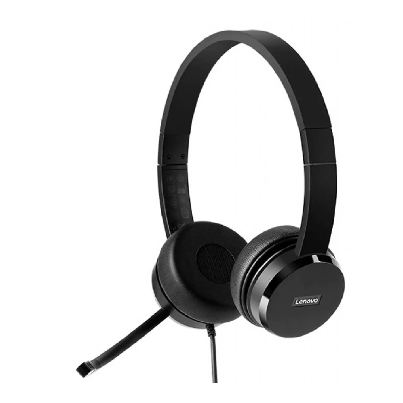 Купить Наушники Lenovo 100 Stereo USB Black (4XD0X88524) - фото 1