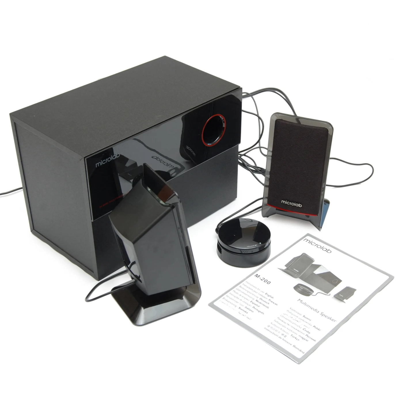 Купити Акустична система Microlab M-200 2.1 40W Black - фото 2
