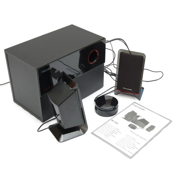 Купити Акустична система Microlab M-200 2.1 40W Black - фото 2
