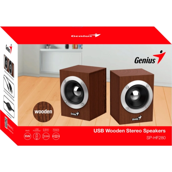 Купить Акустическая система Genius SP-HF280 Wood (31730028400) - фото 3