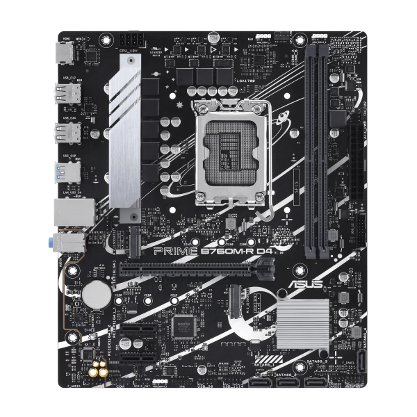 Купить Материнская плата ASUS PRIME B760M-R D4 - фото 2