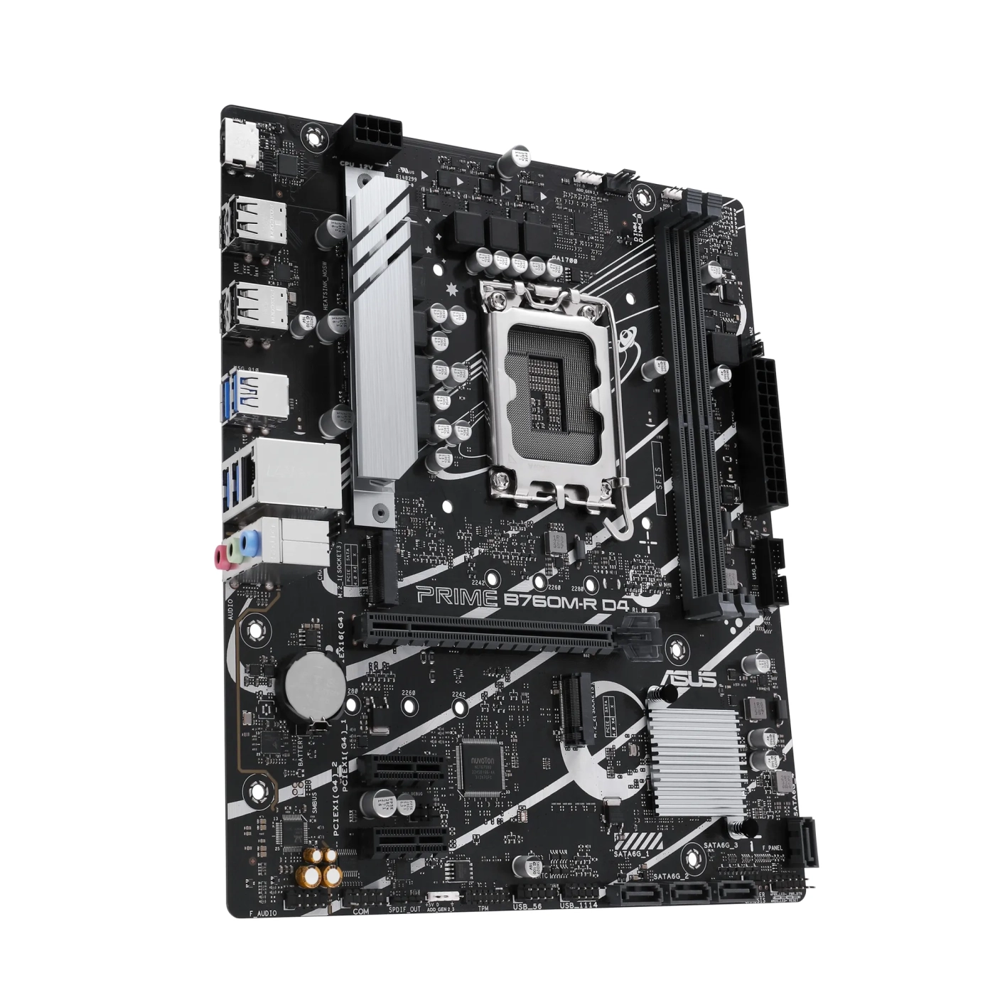 Купить Материнская плата ASUS PRIME B760M-R D4 - фото 3