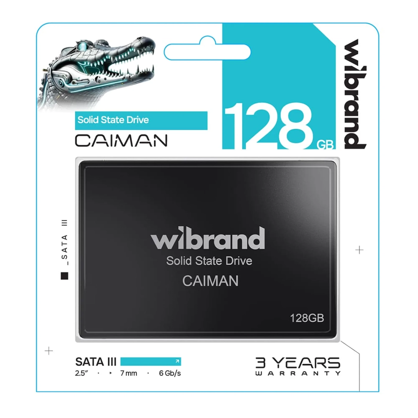 Купить SSD диск Wibrand Caiman 128GB 2.5" (WI2.5SSD/CA128GBST) - фото 1