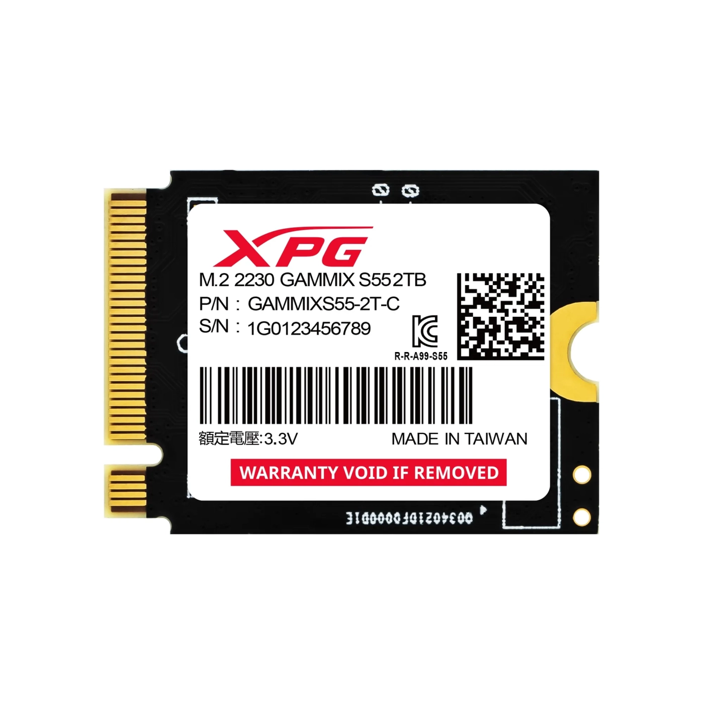 Купить SSD диск Adata Gammix S55 2TB M.2 (SGAMMIXS55-2T-C) - фото 1
