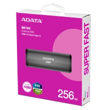 Купить SSD диск ADATA SE760 256GB USB-C Titanium Gray (ASE760-256GU32G2-CTI) - фото 5