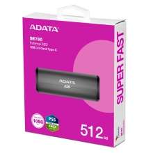 Купить SSD диск ADATA SE760 512GB USB-C Titanium Gray (ASE760-512GU32G2-CTI) - фото 5