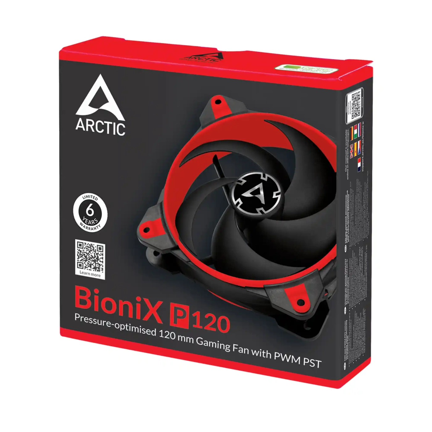 Купити Вентилятор Arctic BioniX P120 Red (ACFAN00115A) - фото 6