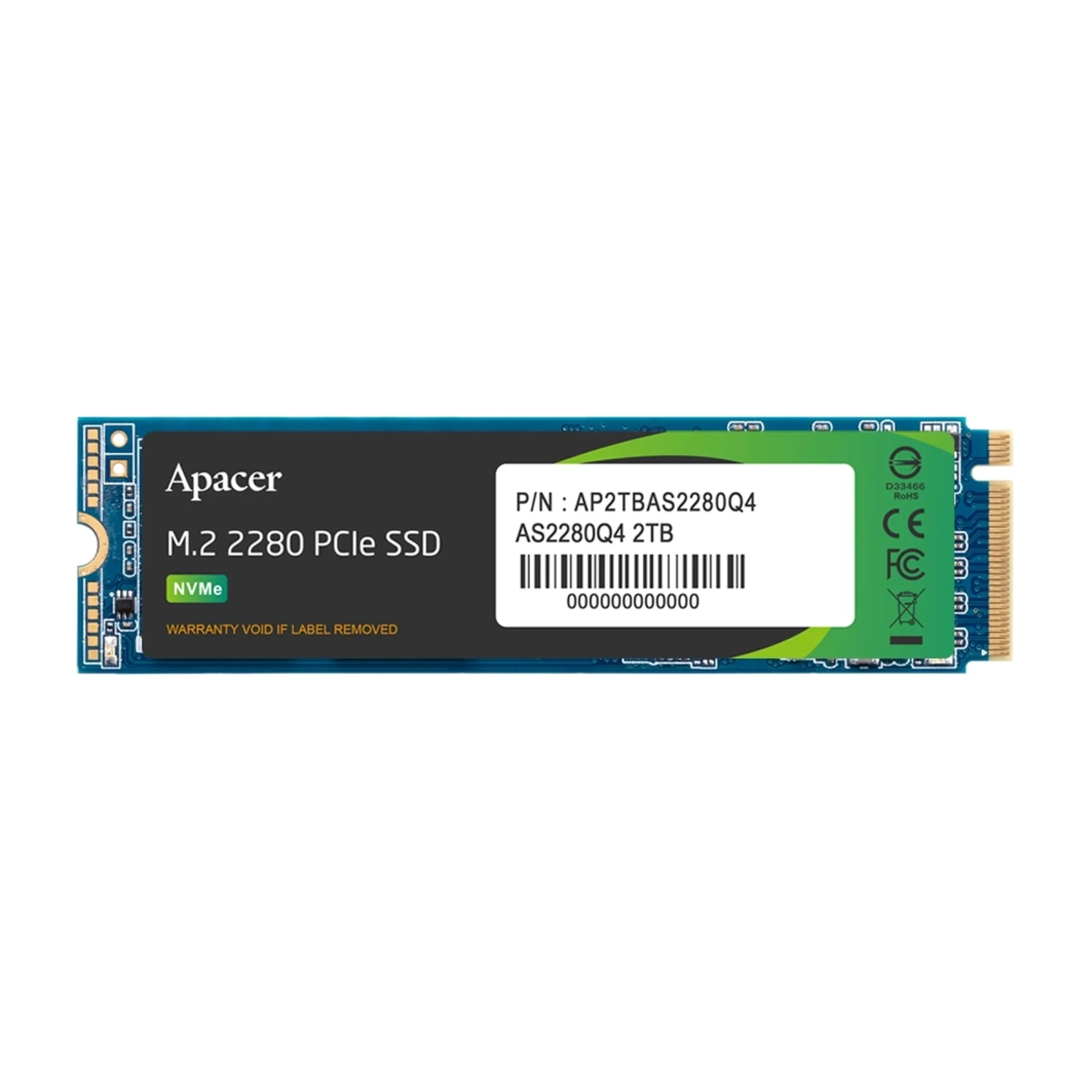Купити SSD диск Apacer AS2280Q4 500GB M.2 (AP500GAS2280Q4-1) - фото 2
