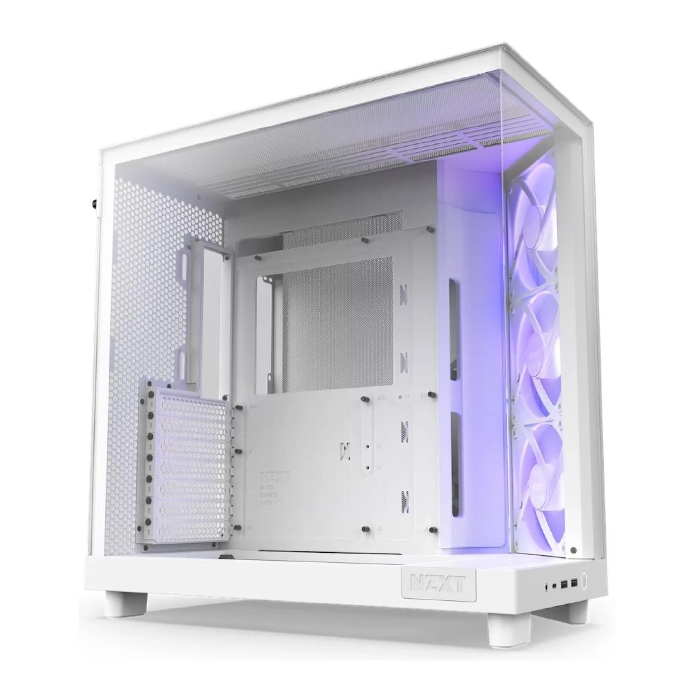 Купити Корпус NZXT H6 Flow RGB White (CC-H61FW-R1) - фото 2