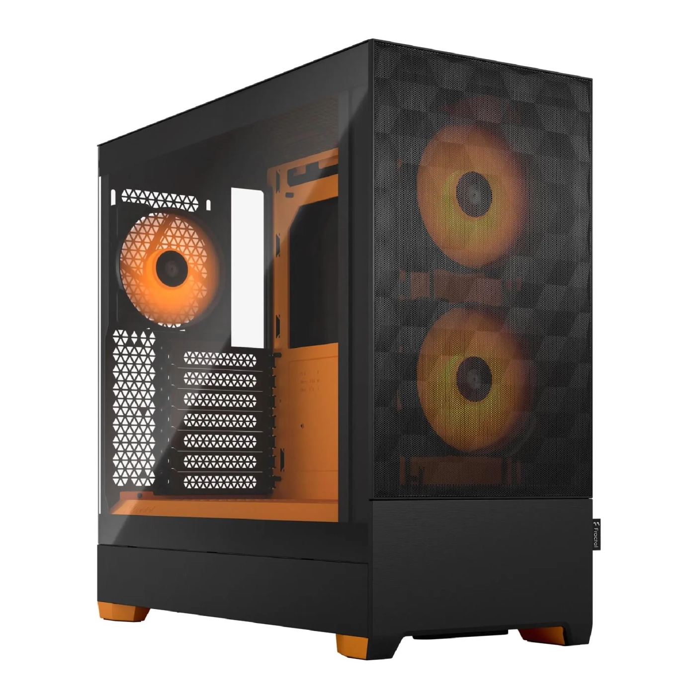 Купити Корпус Fractal Design Pop Air RGB Tempered Glass без БЖ (FD-C-POR1A-05) Orange Core - фото 1