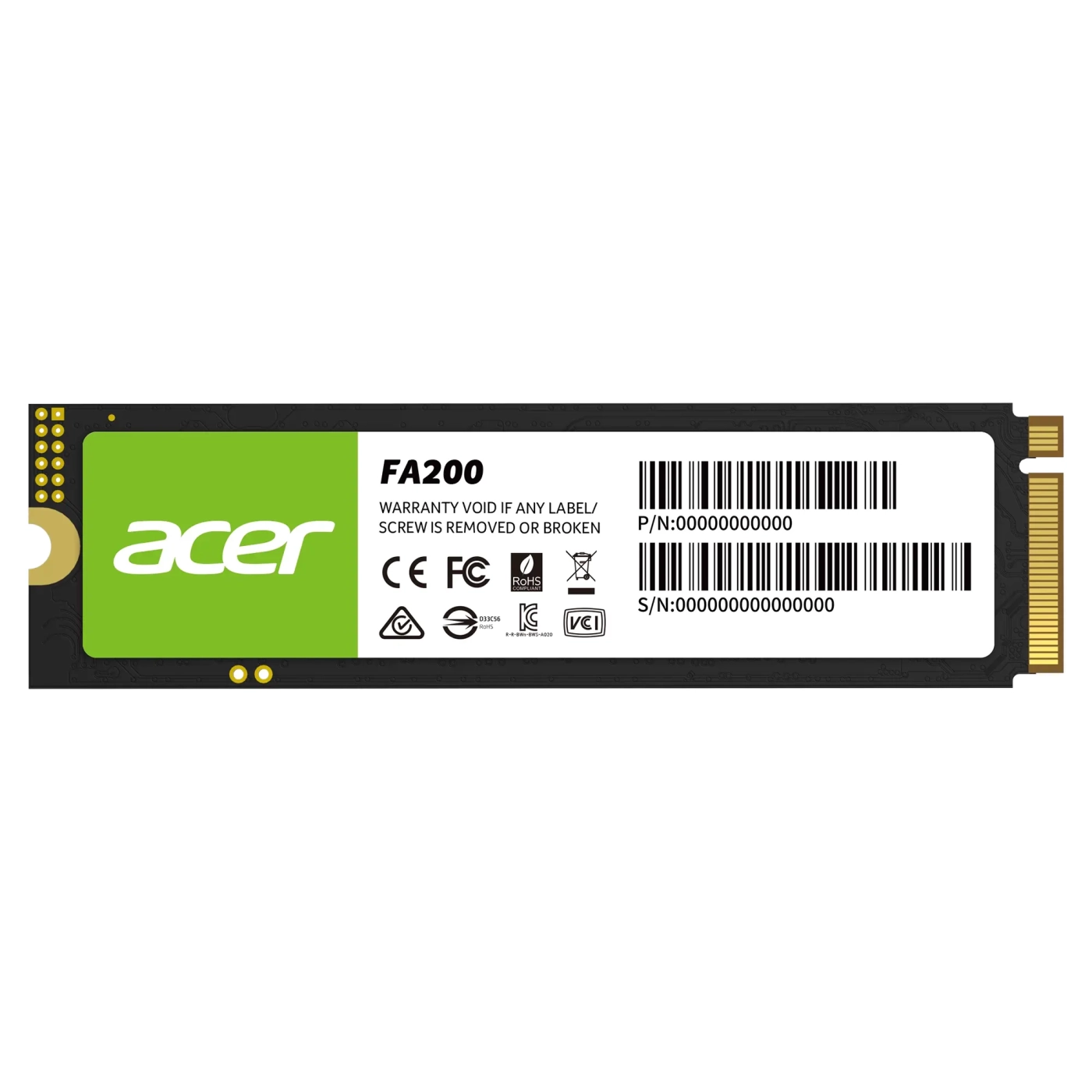 Купить SSD диск Acer FA200 4TB M.2 2280 PCI Express 4.0 x4 (BL.9BWWA.150) - фото 1