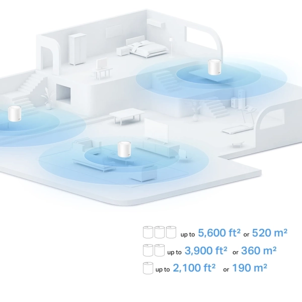 Купити Маршрутизатор TP-LINK Deco X10 3-pack - фото 4