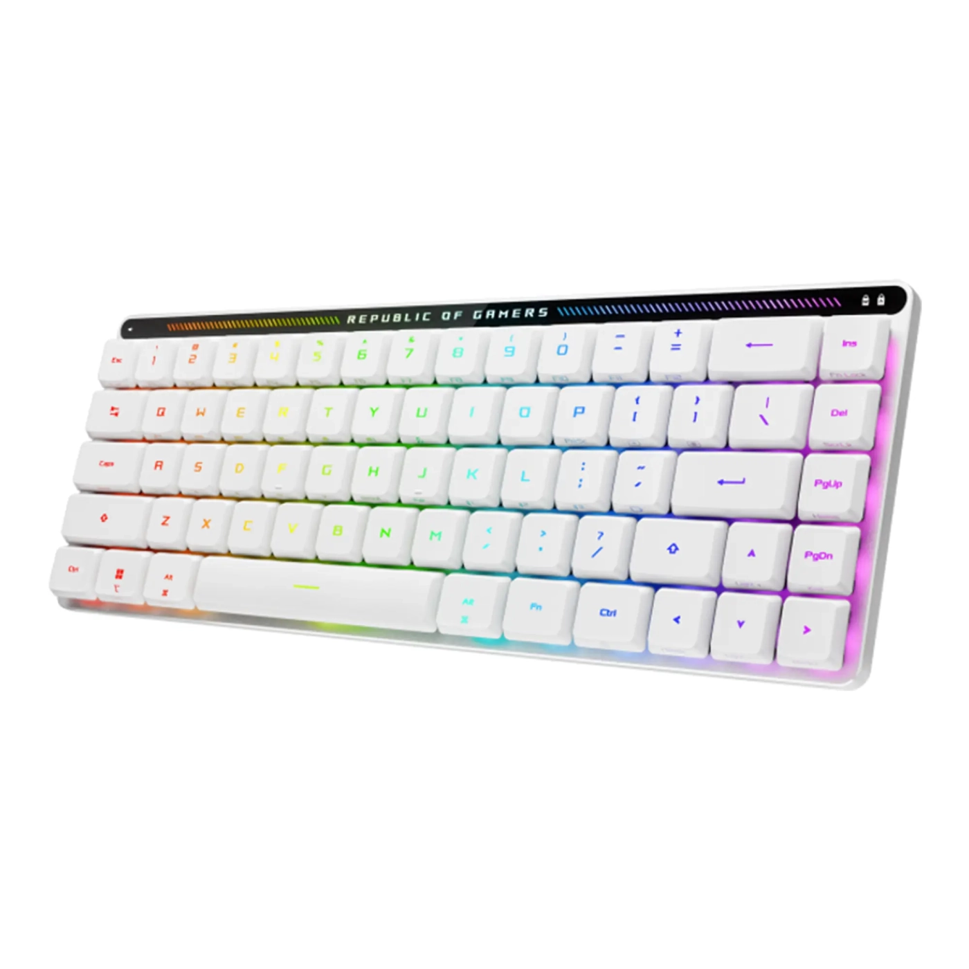 Купити Клавіатура ASUS ROG Falchion RX Low Profile White (90MP03EC-BKUA10) - фото 3