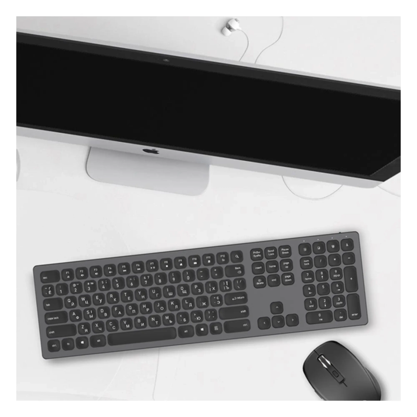 Купити Клавіатура OfficePro SK1550 Wireless Black (SK1550B) - фото 6