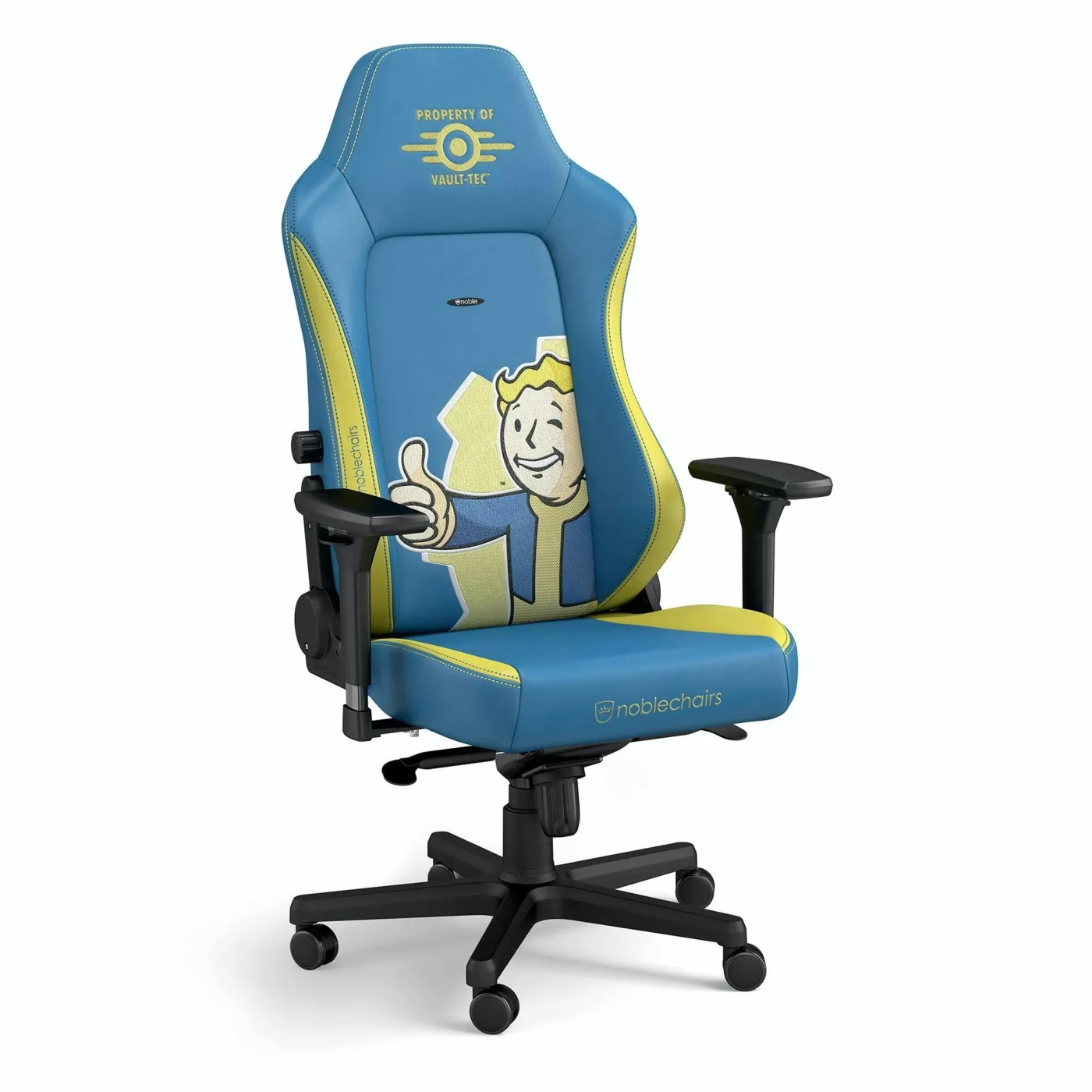 Купить Кресло для геймеров Noblechairs Hero Series Fallout Vault Tec Edition (NBL-HRO-PU-FVT) - фото 1