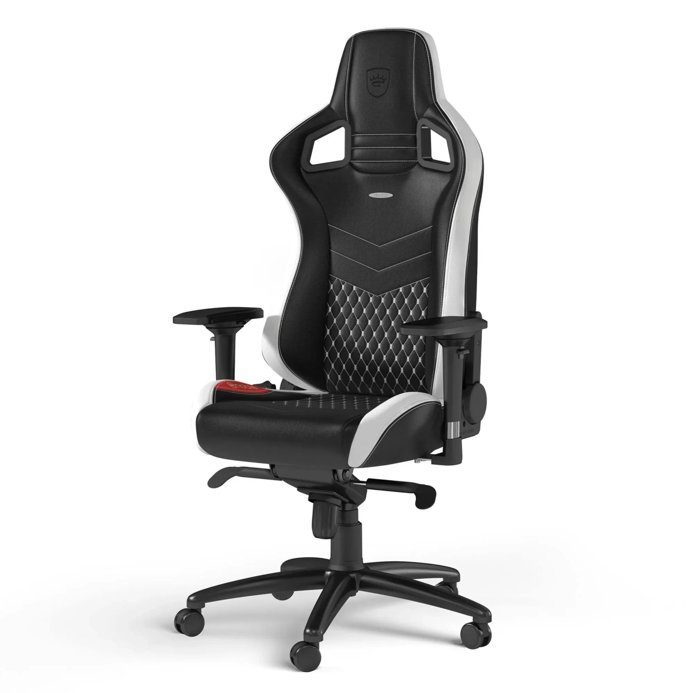 Купить Кресло для геймеров Noblechairs Epic real leather black/white/red (NBL-RL-EPC-001) - фото 3